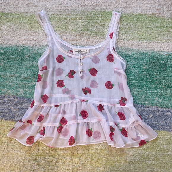 Abercrombie & Fitch Tops - OG Abercrombie & Fitch Sheer Tank Top